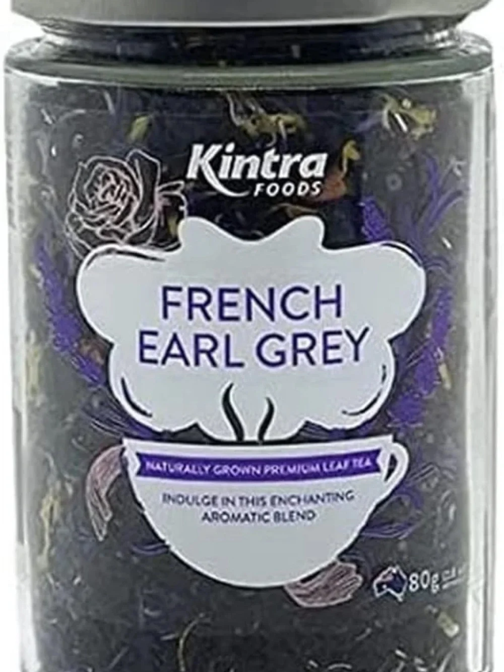 Foods Loose Leaf French Earrey Herbal Tea Jar, 80g | Earl Grey